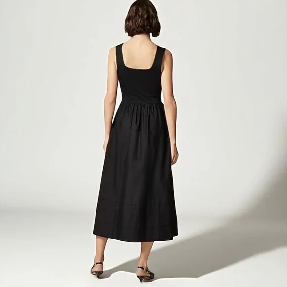 J. Crew Petite drop-waist mixy dress Size Medium Petite - Picture 2 of 14